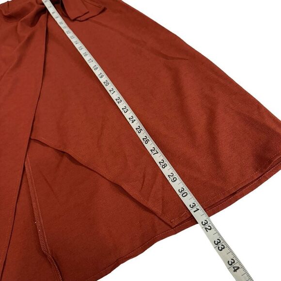 NWT Side Faux Wrap Cinnamon Fall Midi Skirt, 1XL - Picture 10 of 10